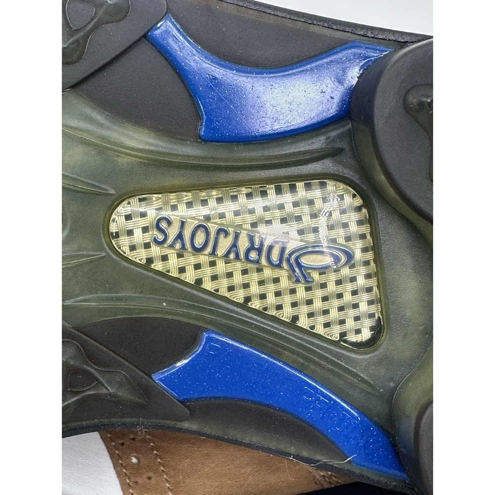 Footjoy Dryjoys Golf Shoes Aquaflex Leather Traction Waterproof Men's Size 10.5 - Picture 12 of 16